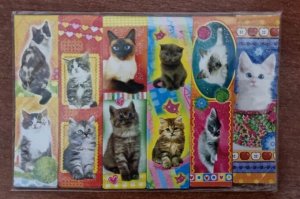 Магнитная закладка "Кошки"