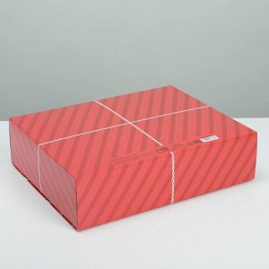 Коробка складная двухсторонняя «Почта новогодняя», 31 ? 24,5 ? 9 см