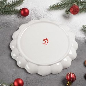 Блюдо сервировочное Доляна «С Новым годом», 20?20?2,5 см