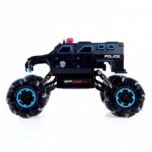 Машина радиоуправляемая «Джип-акробат», 4WD, движение во всех направлениях, аккумулятора, цвет синий