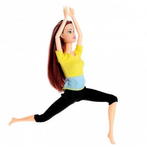 Кукла-модель шарнирная «Анна на йоге», МИКС