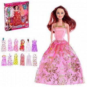 Кукла-модель «Мария» с набором платьев и аксессуаров, МИКС