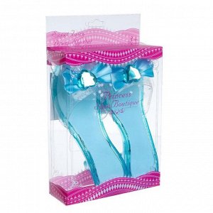 Набор украшений «Туфельки для принцессы», цвет голубой