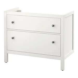 HEMNES ХЕМНЭС Шкаф для раковины с 2 ящ, белый100x47x83 см