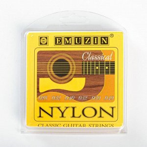 Струны для классической гитары "NYLON" /1-3 -мононить,4-6 -обмотка латунь/ /.028 - .049/