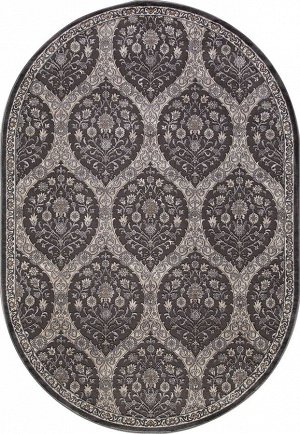 Ковер Ковер овальный SERENITY размер 2.00*2.90 дизайн D740. DARK GRAY OVAL / / овал / 2.0x2.9 / Высота ворса: 10 мм / Полипропилен и полиэстер / РОССИЯ / Материал: Полипропилен, Коллекция: Меринос SER