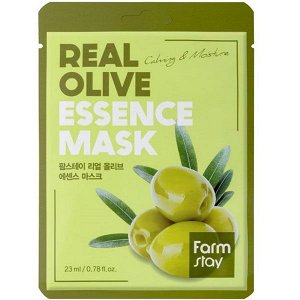 KR/ FarmStay Real Essence Mask Маска-салфетка ОЛИВА, 23мл