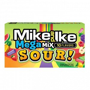 Конфеты жевательные  Mike&Ike Sour Mega Mix 141г