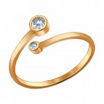 Кольцо из серебра с фианитом 93010520