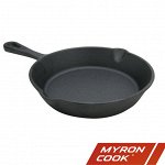 Сковорода чугунная литая ручка 15см TM MY REAL IRON COOK