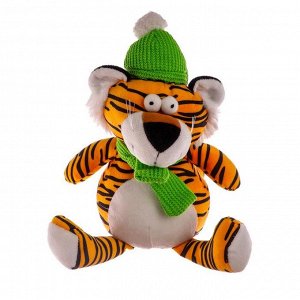 Мягкая игрушка «Тигр», в шапочке