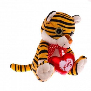 Мягкая игрушка «Тигр с сердцем», 23 см