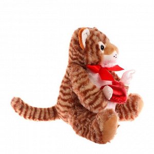Мягкая игрушка «Тигр с сердцем», 27 см
