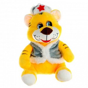 Мягкая игрушка «Тигр», в зимней одежде, 20 см