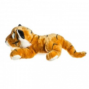 Мягкая игрушка «Тигр», лежит, цвета МИКС
