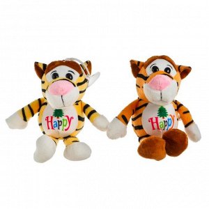 Мягкая игрушка «Счастливый тигрёнок», на присоске, цвета МИКС
