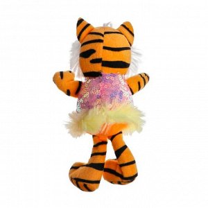Мягкая игрушка «Тигрица в платье», на присоске, цвета МИКС