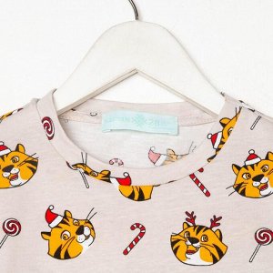Пижама детская новогодняя KAFTAN Happy Holidays 32 (110-116 см)