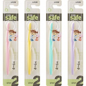 CJ Lion "Kids Safe" Зубная щетка детская с нано-серебряным покрытием №2 (от 4 до 6 лет)