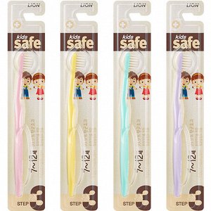 CJ Lion "Kids Safe" Зубная щетка детская с нано-серебряным покрытием №3 (от 7 до 12 лет)