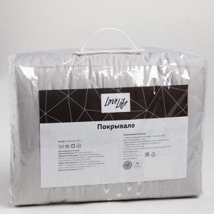 Покрывало LoveLife 1,5 сп "Облака", 145*210 см, 100% п/э, микрофибра