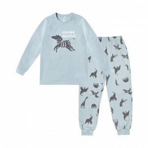 Пижама джемпер+брюки для мальчиков «Акуна матата»