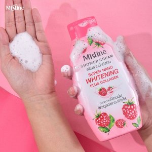 Mistine super nano whitening plus collagen shower cream