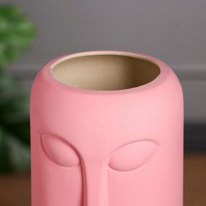 Ваза настольная "Будда", розовая, керамика, 31.5 см