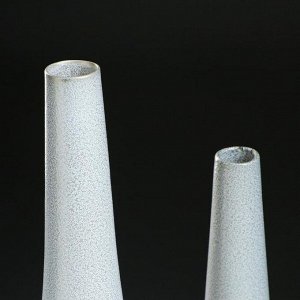 Набор ваз "Фантазия", цвет серый, 48/38 см, керамика