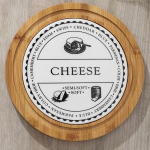 Блюдо с крышкой «Эстет. Сыр», 23x23x18 см