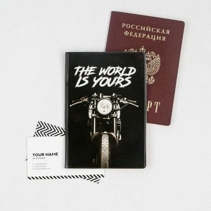 Обложка для паспорта The world is YOURS 7081744