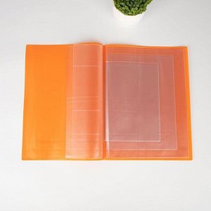 Папка для 3 комплектов семейных документов, цвет оранжевый