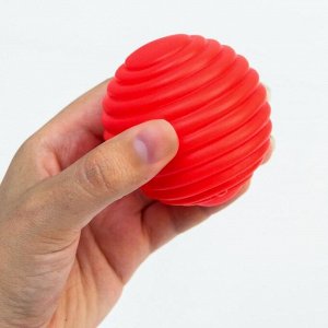 Подарочный набор развивающих массажных мячиков «Ёлка с игрушками» 4 шт., формы и цвета МИКС