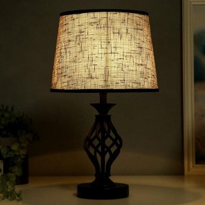 Лампа настольная 16229/1BK Е27 40 Вт черный 25x25x42 см