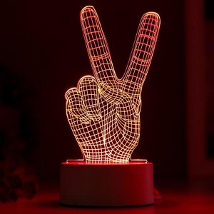 Светильник «Победа» LED RGB от сети 9.5x10x19 см RISALUX
