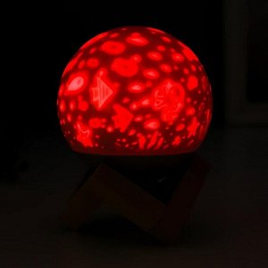 Ночник "Рыбки" LED USB RGB 9,5х9,5х12,5 см