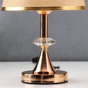 Лампа настольная "Севилья" 1х40Вт Е27 золото 21х21х36 см.