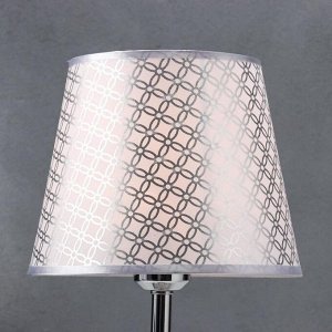 Лампа настольная 16227/1CR Е27 40 Вт хром 21x21x34.5 см RISALUX