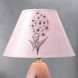 Лампа настольная "Букет" розовый E14 40Вт 220В 40х25х25 см