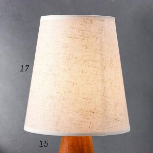 Настольная лампа 16600/1WT E27 40Вт белый 16х16х36,5 см
