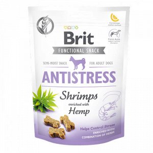 Brit Care Лакомство д/соб Antistress Shrimps контроль стресса 150гр