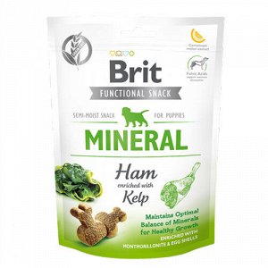 Brit Care Лакомство д/щен Mineral Ham баланс минералов д/здорового роста 150гр