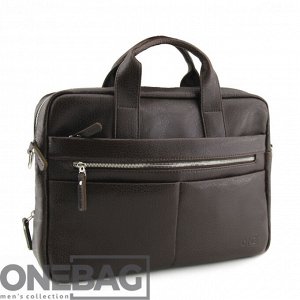 Сумка мужская ONEBAG большая на короткой ручке и регулируемом плечевом ремне(min:975, max:1575)