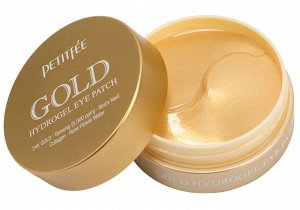 Petitfee Гидрогелевые патчи для век с женьшенем и коллагеном Gold Hydrogel Eye Patch