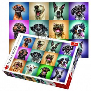Пазлы 1000 Собачьи Портреты