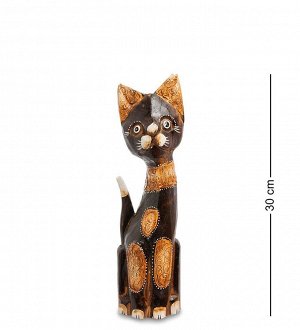 Фигурка «Кошка» н-р из трех 30,25,20 см (албезия, о.Бали)