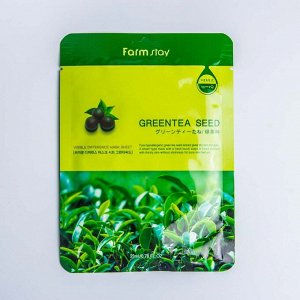 Маска тканевая с экстрактом семян зеленого чая