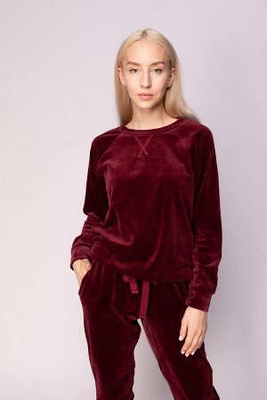 Лорен (бордо) ХL Костюм велюровый