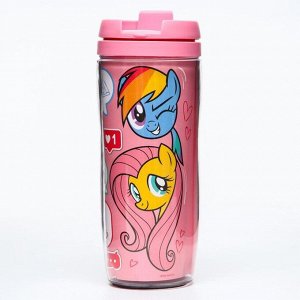 Термостакан детский со вставкой, 350 мл Like, My little pony