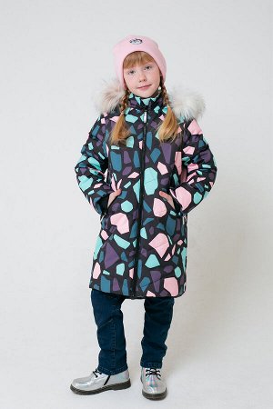 Пальто зимнее для девочки Crockid ВК 38067/н/1 ГР